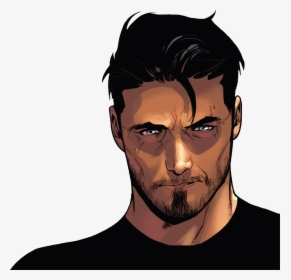 Clip Art Iron Man Beard - Tony Stark Marvel Comic, HD Png Download, Transparent PNG