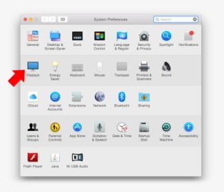 System Preferences, Keyboard Area - Mac Os X El Capitan System Preferences, HD Png Download, Transparent PNG