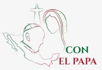 Con El Papa - Visita Papa Logo, HD Png Download, Transparent PNG