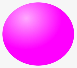Transparent Sphere Shape Clipart - Pink Ball Cartoon Png, Png Download, Transparent PNG