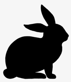 Silhouette Clipart Pencil - Rabbit Silhouettes, HD Png Download, Transparent PNG