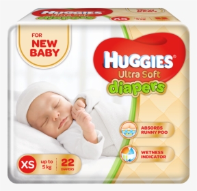 Diaper Clipart Newborn Baby - Huggies For Newborn Baby, HD Png Download, Transparent PNG