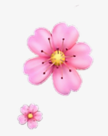 Freetoedit Floweremoji Flower Emoji Iphone Iphoneemoji - Pink Flower Emoji Png, Transparent Png, Transparent PNG