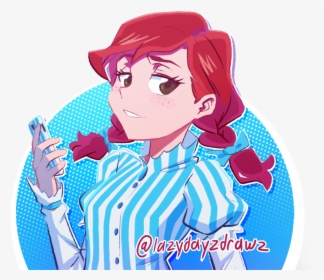 I Can Absolutely Get Behind ‘smug Anime Wendy’ - Wendy's Fast Food Anime, HD Png Download, Transparent PNG