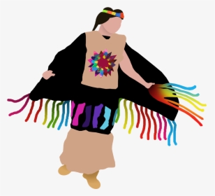 Pow Graphic Dancer Wildlife - Powwow Dancer Clip Art, HD Png Download, Transparent PNG
