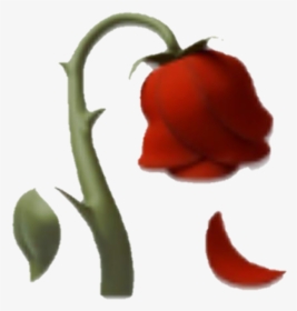 Dead Flower Png - Dead Rose Emoji, Transparent Png, Transparent PNG