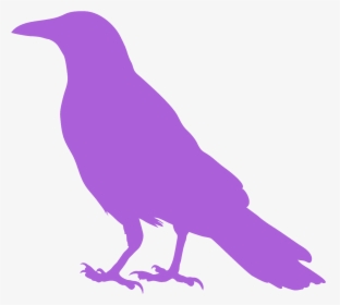 Crow Silhouette Red, HD Png Download, Transparent PNG