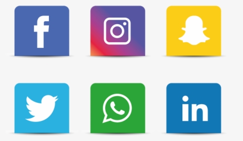 Facebook Twitter Instagram Icons Png - Facebook Instagram Logo Png, Transparent Png, Transparent PNG