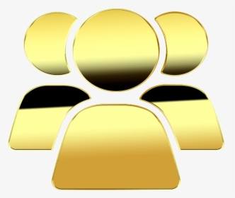 Icon People Yellow - Gold People Icon Png, Transparent Png, Transparent PNG