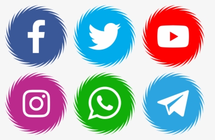 Transparent Social Media Icons Png, Png Download, Transparent PNG