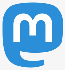 Blue,area,text - Mastodon Social Icon, HD Png Download, Transparent PNG