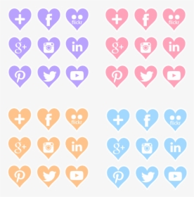 Clip Art Free Purple Pink Orange - Heart, HD Png Download, Transparent PNG