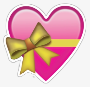 Present Emoji Png - Heart Emoji Transparent Background, Png Download, Transparent PNG