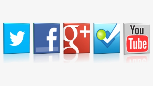 Social Media Icons - Facebook Youtube Logo Vector, HD Png Download, Transparent PNG