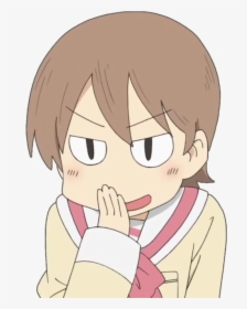 Transparent Smug Anime Face Png - Smug Face Anime Boy, Png Download, Transparent PNG