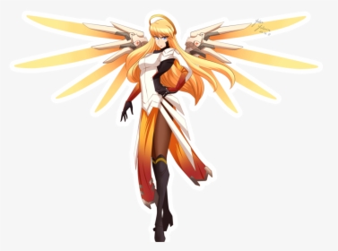 Overwatch Mercy Png - Mercy Overwatch Png, Transparent Png, Transparent PNG