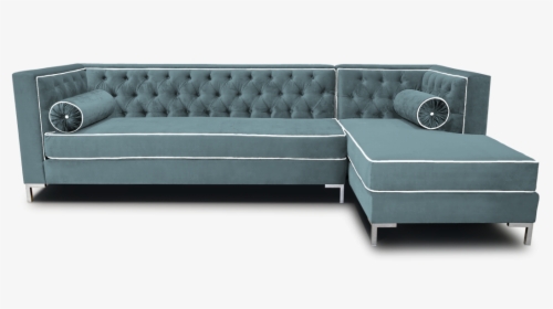 Kids Room Italian With Chaise Thomasville Black And - Tufted Double Chaise Sectional, HD Png Download, Transparent PNG