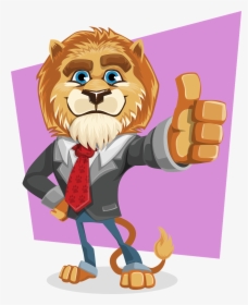 Cartoon Animal In Suit, HD Png Download, Transparent PNG