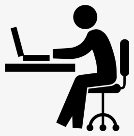 Work Icon Png - Stick Figure Doing Work, Transparent Png, Transparent PNG