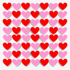 Wedding, Hearts, Love, Valentine, Red, Pink, 3d - 3d Hearts Png, Transparent Png, Transparent PNG