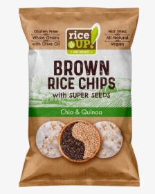 Transparent Quinoa Png - Rice Up Brown Rice Chips, Png Download, Transparent PNG
