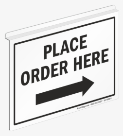 Place Order Here 2 Sided Z Sign For Ceiling - Brawndo, HD Png Download, Transparent PNG