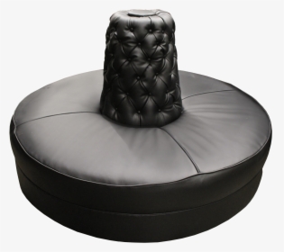 Black Leather Lobby Sofa Rental - Bean Bag Chair, HD Png Download, Transparent PNG