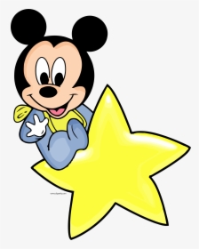 Disney Baby Star Clipart Png - Baby Mickey Mouse Png, Transparent Png, Transparent PNG