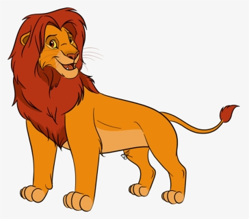 Simba, Nala And Kopa - Lion King Cartoon Characters, HD Png Download ...