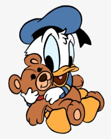 Permalink To Disney Baby Clipart - Coloring Donald Baby Duck, HD Png Download, Transparent PNG