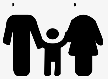 Transparent Family Icon Png - Black And White Cliparts Of Daughter, Png Download, Transparent PNG