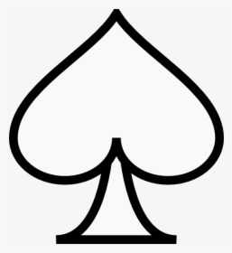 Ace Of Spades Printable Template, HD Png Download, Transparent PNG