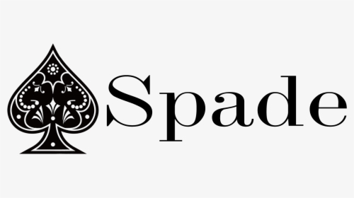 Transparent Black Spade Png - Calligraphy, Png Download, Transparent PNG