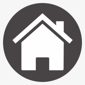 House, Svg, Vector - House In Circle Clip Art, HD Png Download, Transparent PNG