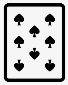 8 Of Spades Icon Clipart , Png Download, Transparent Png, Transparent PNG