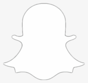 White Snapchat Png - Transparent Snapchat Logo All White, Png Download, Transparent PNG