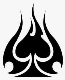 Spades Tribal By Youngsharkswish On Clipart Library - Illustration, HD Png Download, Transparent PNG