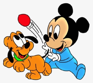 Disney Pluto The Dog Cartoon Clip Art Images On A Transparent - Mickey E Pluto Baby, HD Png Download, Transparent PNG