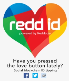 Reddcoin Redd Id Blockchain Social Media Tipping - Graphic Design, HD Png Download, Transparent PNG