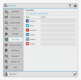 Social Media - Social Media Profile Inputs, HD Png Download, Transparent PNG