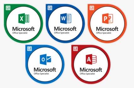 Mos Microsoft Office Specialist - Microsoft Office Specialist Badges, HD Png Download, Transparent PNG