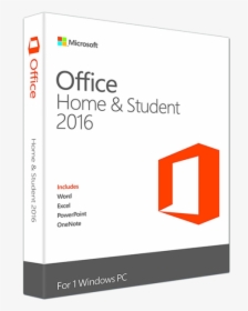 Microsoft Office Home & Student 2016 For Windows 1 - Graphic Design, HD Png Download, Transparent PNG