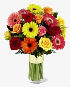 Congratulation Flower Png Image - Roses And Gerbera Daisy Bouquets, Transparent Png, Transparent PNG