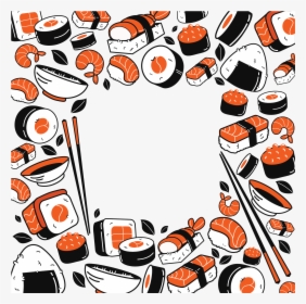 Sushi, Japanese Cuisine, Bonsai Sushi Bar, Orange, - Tao Kae Noi Logo, HD Png Download, Transparent PNG
