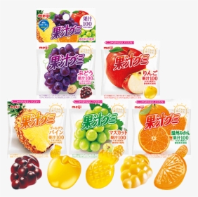 Meiji Kaju Gumi 5 Flavors - Meiji Kaju Gummy, HD Png Download, Transparent PNG