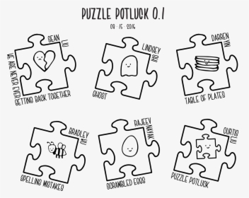 Before Puzzle Potluck 1, We Were Writing Puzzles As - Cartoon, HD Png Download, Transparent PNG