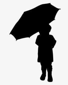 Silhouette Umbrella, HD Png Download, Transparent PNG