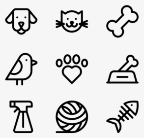 Pets - Dog And Cat Icons, HD Png Download, Transparent PNG