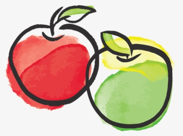 Apple Illustration - Apple Illustration Png, Transparent Png, Transparent PNG