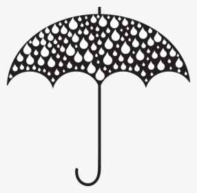 Rain Drop Silhouette Cloud Umbrella - Rain Drop Png, Transparent Png, Transparent PNG